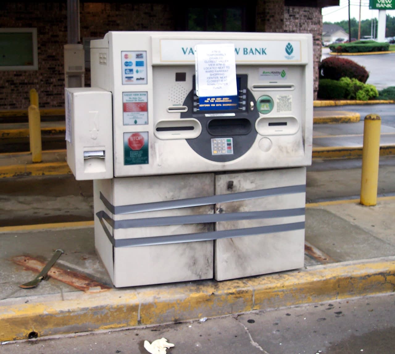 Exploded Valley View Bank ATM
