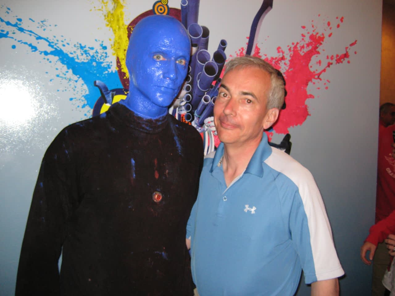 Dr. Warner + Blue Man