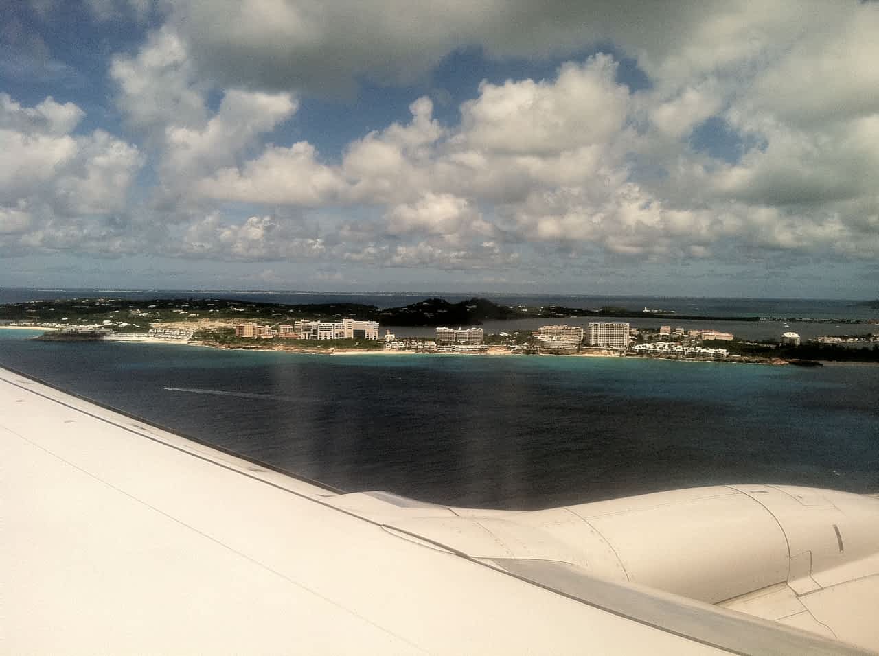 Flying into Sint Maarten