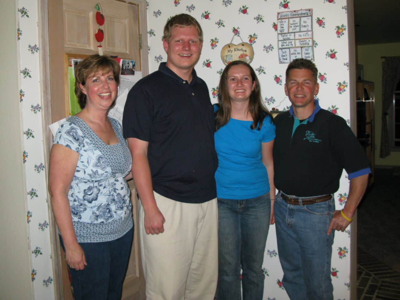 Pat and Christine with Christine’s aunt and uncle