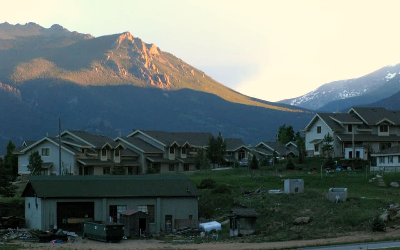 Our view in Estes Park, CO